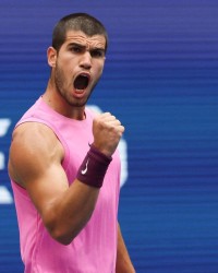 阿尔卡拉斯已7次打进大满贯男单决赛，为公开赛时代第三年轻